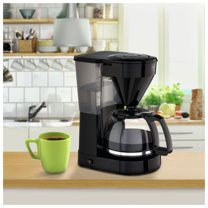 10 Tassen Filterkaffeemaschine  1023-02 Easy II (Schwarz, Edelstahl) 