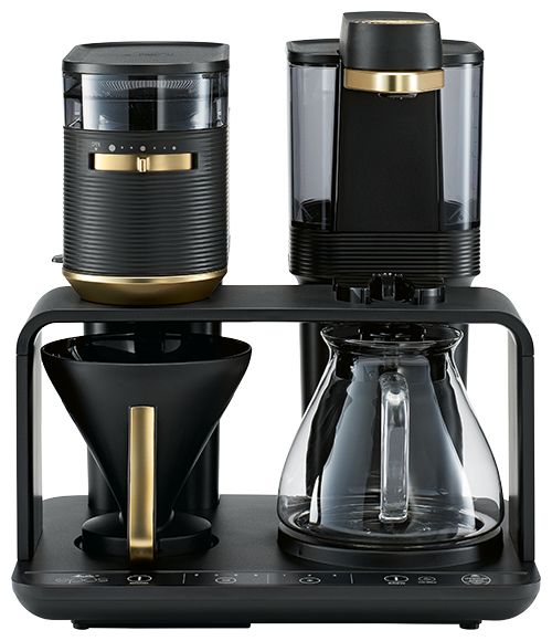 8 Tassen Filterkaffeemaschine 1,0 l  1024-04 Epos (Schwarz/Gold) 