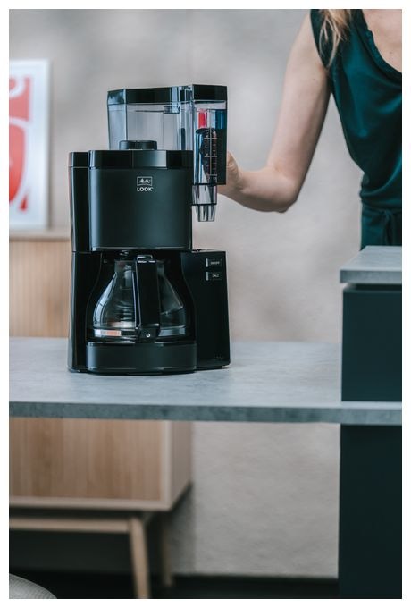 15 Tassen Filterkaffeemaschine 1,2 l  1025-02 Look V Basic (Schwarz) 