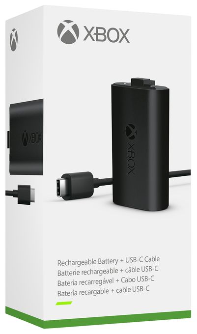 Xbox One Kabelgebunden  Xbox Play & Charge Kit (Schwarz) 