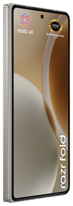 512 GB 5G Smartphone 20,6 cm (8.09") 3,8 GHz Android 50 MP Dreifach Kamera Dual Sim WiFi 7 (PANTONE Lily White) Razr Fold 