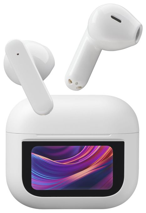 In-Ear Bluetooth Kopfhörer Kabellos TWS 5 h Laufzeit USB Typ-C  Groove (Weiß) 