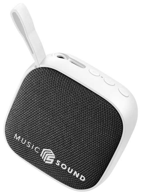 3 W Bluetooth Lautsprecher Laufzeit bis 4 h  Mini (Weiß) 