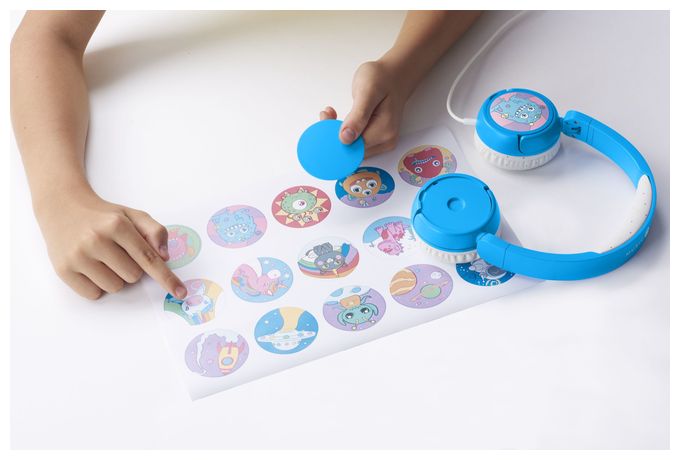 Kopfhörer Kabelgebunden USB Typ-C  Play Patch Kids (Hellblau) 