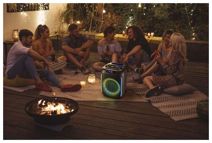 40 W Bluetooth Lautsprecher Laufzeit bis 5 h  Sound Box Small (Schwarz) 