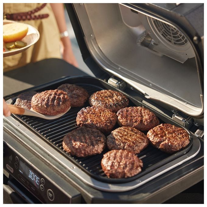 1 Zone(n) 1700 W  OG850EU Woodfire Pro XL Outdoor Grill und Smoker (Schwarz, Grau) 