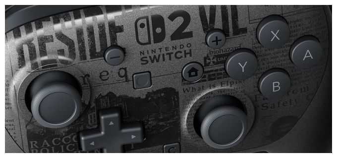 Analog / Digital Gamepad für Nintendo Switch 2  Switch 2 Pro Controller - Resident Evil Requiem Edition (Schwarz) 