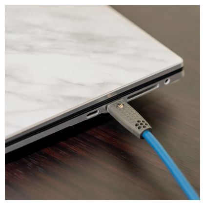 0,48 Gbit/s Stecker Rundkabel USB C auf USB C bis 240 W 1 m  USB Flex Charge CC (Blau, Schwarz) 