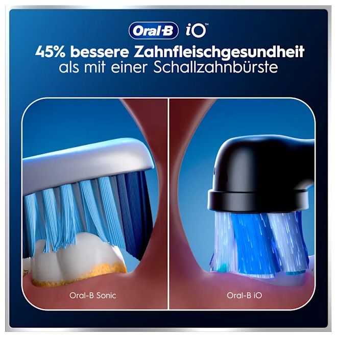 Vibrierende Zahnbürste für Erwachsene  iO Series 6N (Schwarz) 