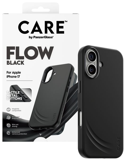 Cover für Apple Apple - iPhone 17  24695 Care Flow Case (Schwarz) 