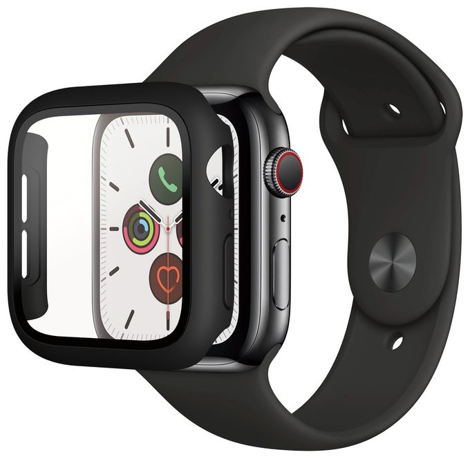 Klare Bildschirmschutzfolie gehärtetes Glas für  Apple Apple - Watch Series 4 40mm, Apple - Watch Series 5 40mm, Apple - Watch Series 6 40mm, Apple - Watch SE 40mm Kratzresistent, Schockresistent, Antibakteriell 3640 Full Body 