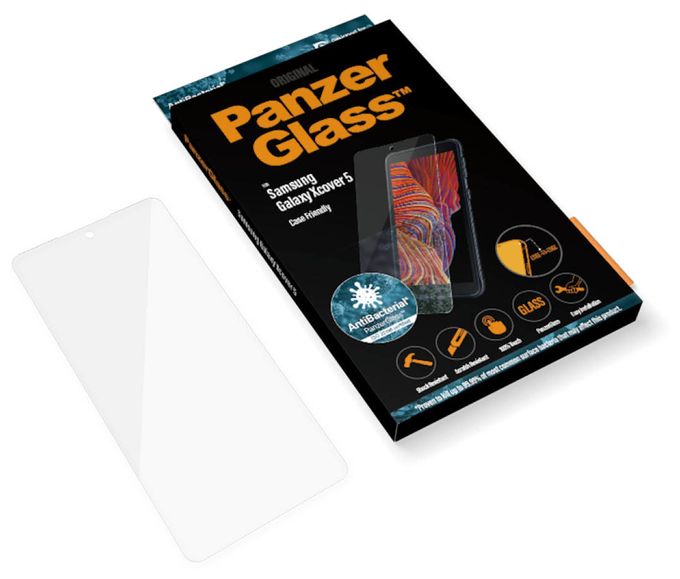 Klare Bildschirmschutzfolie Gehärtetes Glas, Polyethylenterephthalat, Silikon für  Samsung Samsung - Galaxy Xcover 5 Kratzresistent, Schockresistent 7267 