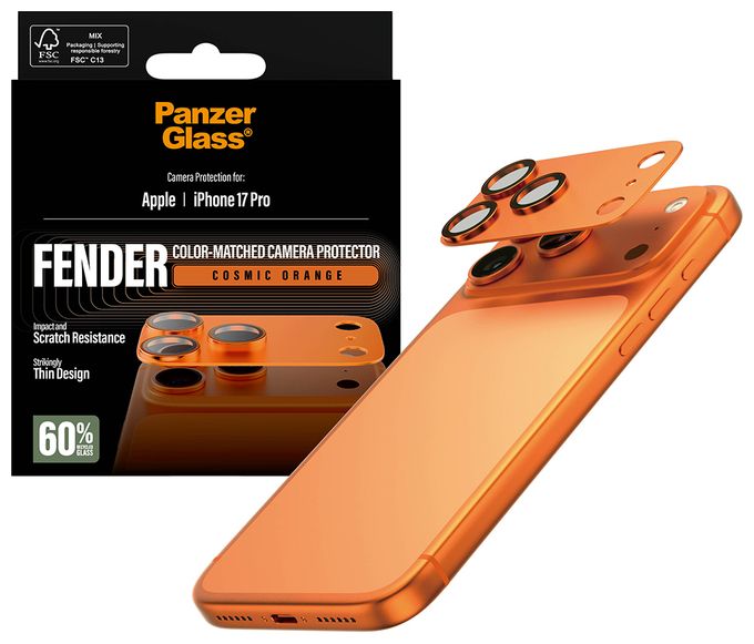 Klare Bildschirmschutzfolie Silikon für  Apple Apple - iPhone 17 Pro Kratzresistent, Schockresistent 91919 Fender Kameraschutz 