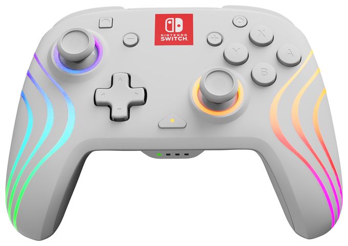 Analog / Digital Gamepad für Nintendo Switch, Nintendo Switch Lite, Nintendo Switch OLED  Afterglow Wave (Weiß) 
