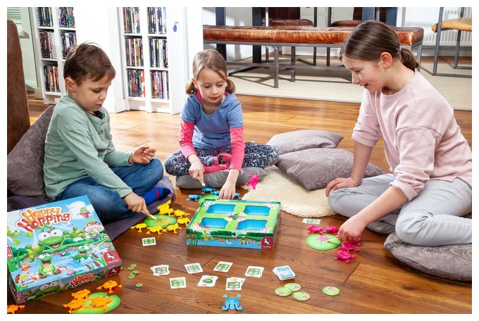 Brettspiel bis zu 4 Spielern ab 6 Jahr(e) 65503G Happy Hopping 