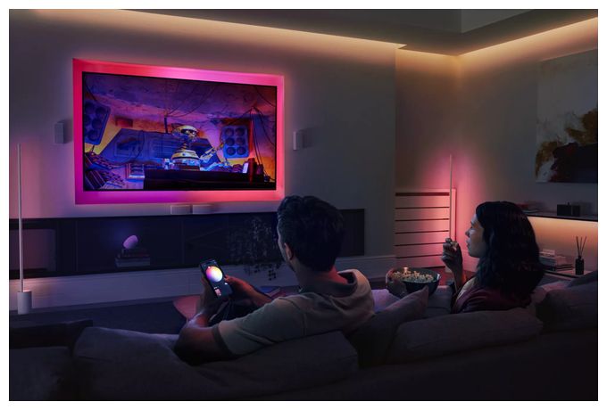 Intelligenter Leuchtstreifen 3000 mm Multi Hue Flux Strip Light 3 m Base Kit 