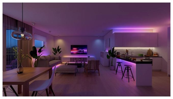 Intelligenter Leuchtstreifen 5000 mm Multi Hue LED-Lightstrip Gradient Essential 5 m 
