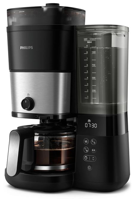 10 Tassen Filterkaffeemaschine 1,2 l  HD7900/01 All-in-1 Brew (Schwarz) 