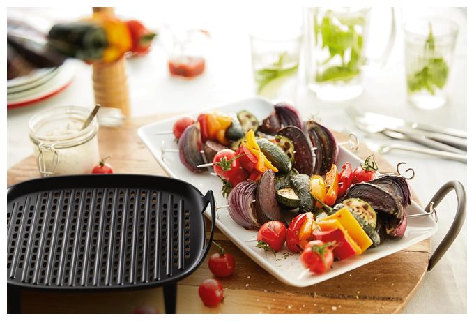 Grillboden &-Spieße für HD9285, HD963X, HD965X, HD975X, HD976X, HD986X, HD987X HD9959/00 Grillset XXL 