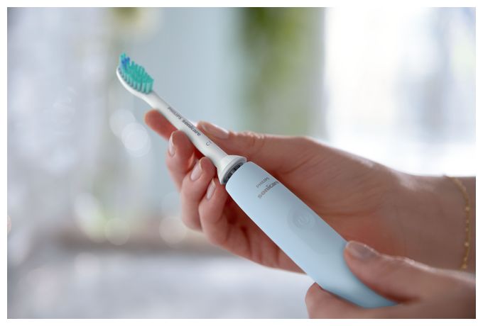 Schall-Zahnbürste für Erwachsene  HX3651/12 Sonicare 2100 Series (Blau, Weiß) 