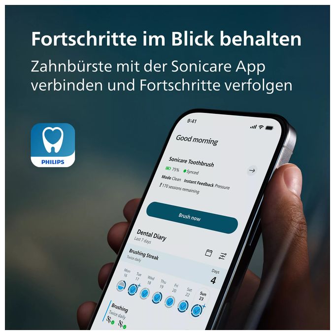 DiamondClean 8000 HX8311/12 Wiederaufladbare Zahnbürste 