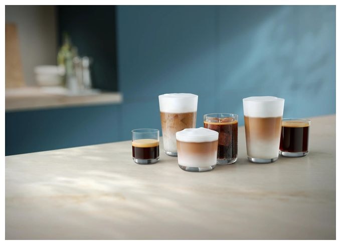 Kaffeevollautomat 15 bar 1,9 l 275 g  Series 8000 EP8757/92 LatteGo Pro Aromis (Grau) 