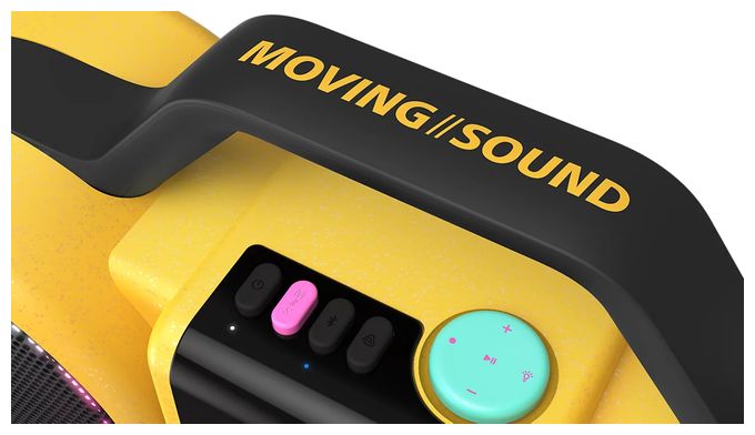 60 W Bluetooth Lautsprecher IP67 Laufzeit bis 24 h  TAMS60 The Roller (Gelb) 