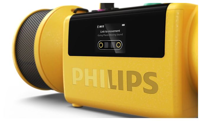 140 W Bluetooth Lautsprecher IP67 Laufzeit bis 24 h  TAMS80 The Tube (Gelb) 