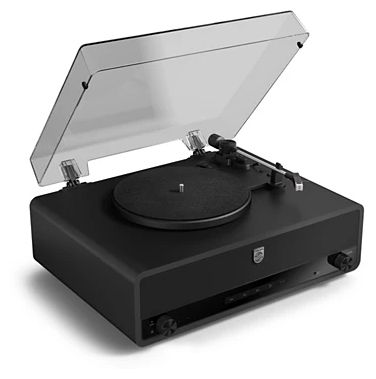 Audio-Plattenspieler mit Riemenantrieb  TAV3000B/10 Century (Schwarz) 