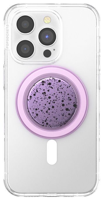 Fingerring  PopGrip Aluminum Sugar Plum Speckle (Mehrfarbig, Violett) 