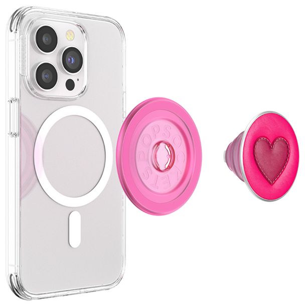 Fingerring  PopGrip MagSafe Stitched Sweet Heart (Pink) 