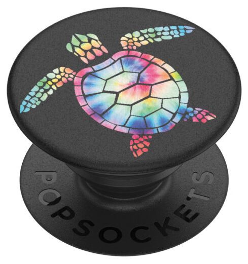 Fingerring für Universal  PopGrip Pshychedelic Turtle (Schwarz, Mehrfarbig) 