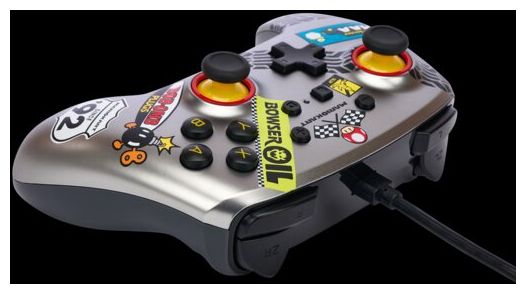 Gamepad für Nintendo Switch (Schwarz, Blau, Orange, Rot, Silber, Weiß) Enhanced Wired Controller Mario Kart 