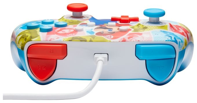 Analog / Digital Gamepad für Nintendo Switch, Nintendo Switch OLED  Enhanced Wired Controller Wireless (Super Mario - Mario Hero Reel) (Mehrfarbig) 