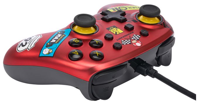 Analog Gamepad für Nintendo Switch  Nano Wired Controller Mario Kart: Racer Red (Rot) 