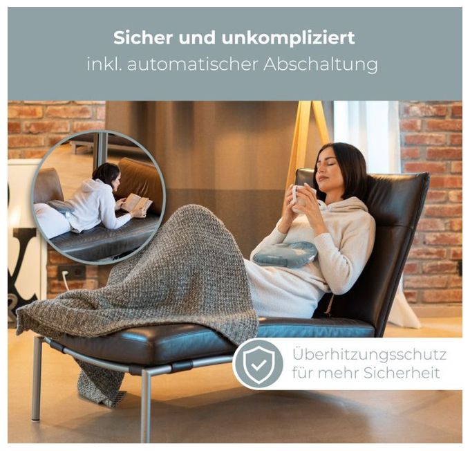 380 W  PC-EWF3150 elektrische Wärmflasche (Grau) 
