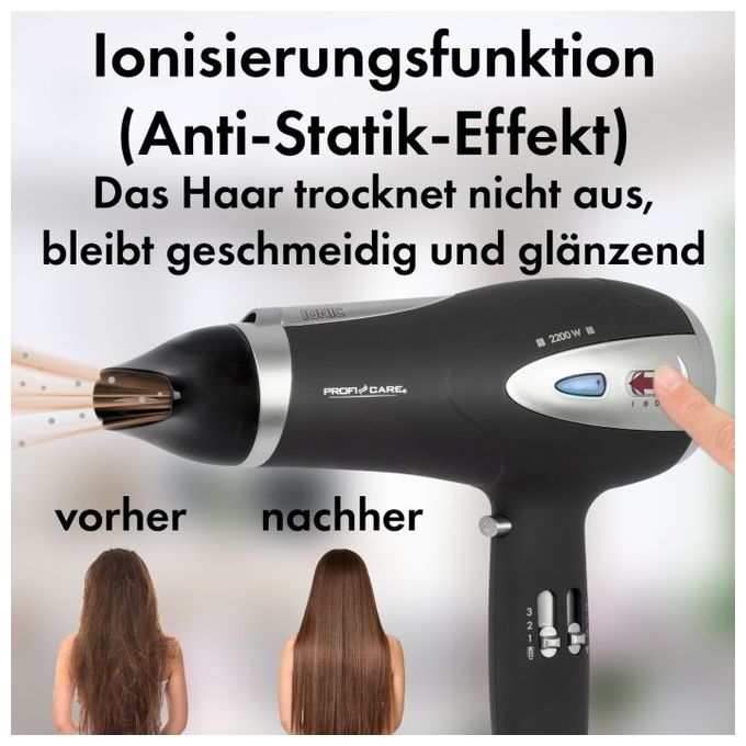Haartrockner 2200 W  PC-HTD3113 (Schwarz) 