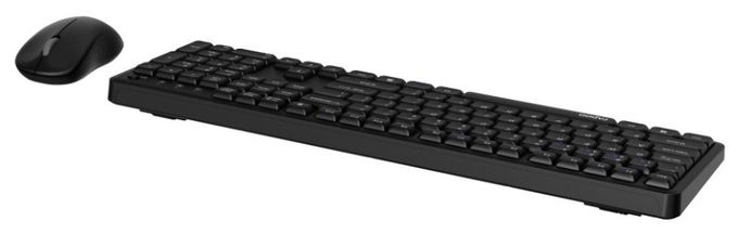 Büro Tastatur RF Wireless + Bluetooth 2.4 GHz  8150M (Schwarz) 