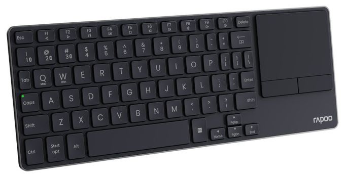 Büro Tastatur RF Wireless + Bluetooth 2.4 GHz  E2810M (Dunkles Grau) 