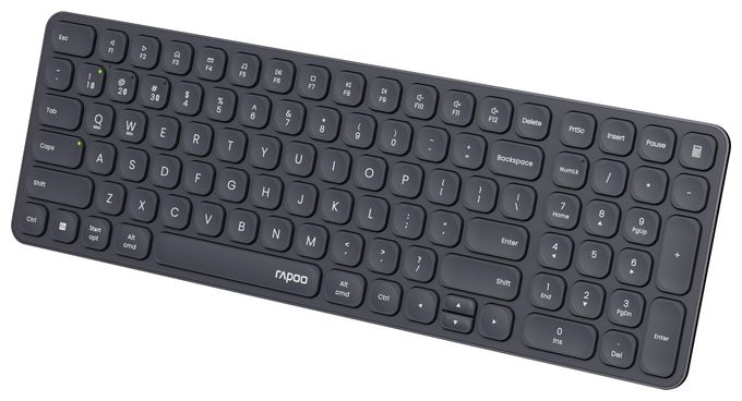 Büro Tastatur RF Wireless + Bluetooth 2.4 GHz  E9310M (Schwarz) 