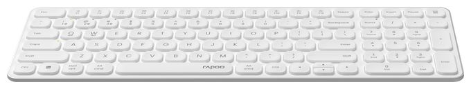 Büro Tastatur RF Wireless + Bluetooth 2.4 GHz  E9310M (Weiß) 