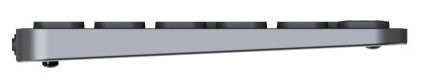 Büro Tastatur RF Wireless + Bluetooth  E9710M (Dunkles Grau) 