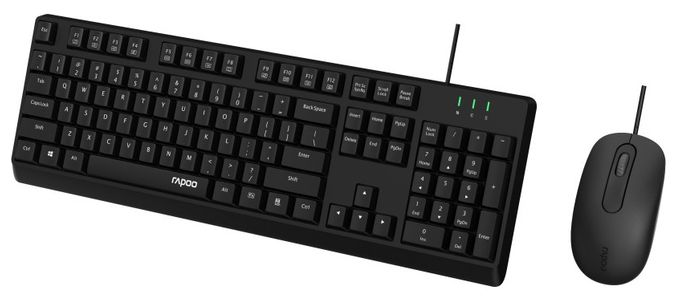 Büro Tastatur USB  NX1500 (Schwarz) 