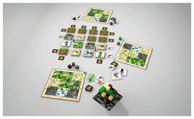 Brettspiel bis zu 4 Spielern ab 10 Jahr(e) Minecraft Builders & Biomes 