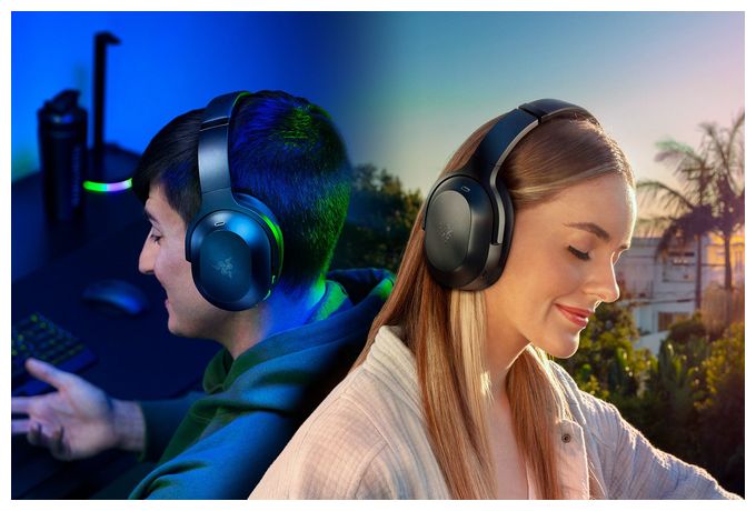 Ohraufliegender Bluetooth Kopfhörer kabelgebunden&kabellos 40 h Laufzeit USB Typ-C  Barracuda Pro (Schwarz) 