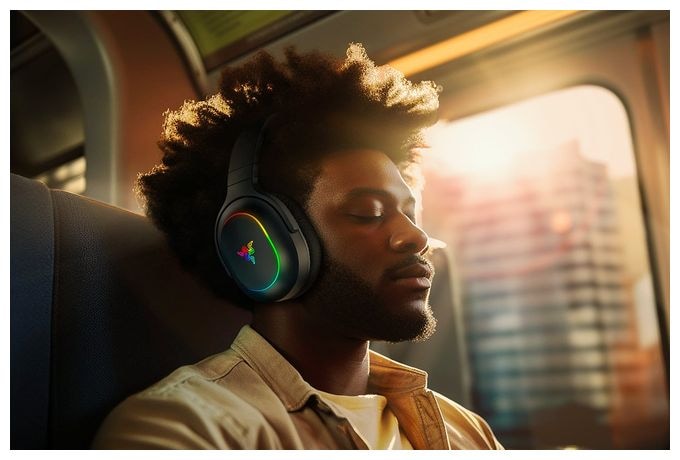 Over Ear Bluetooth Kopfhörer kabellos 70 h Laufzeit USB Typ-C  Barracuda X Chroma (Schwarz) 