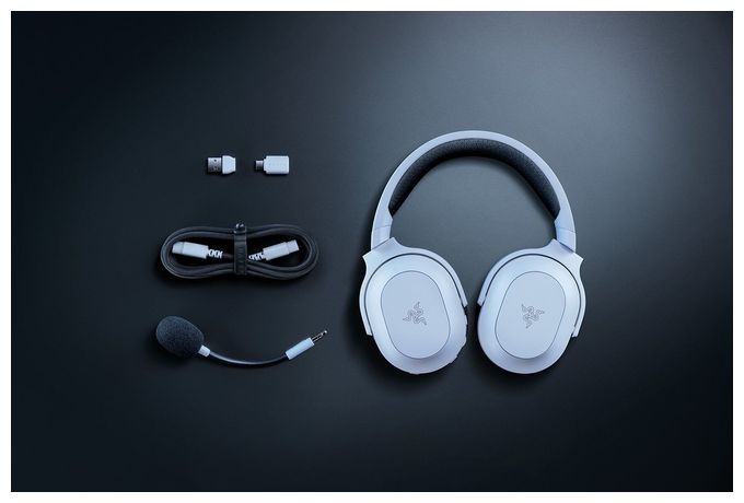 Over Ear Bluetooth Kopfhörer kabellos 70 h Laufzeit USB Typ-C  Barracuda X Chroma (Schwarz, Weiß) 