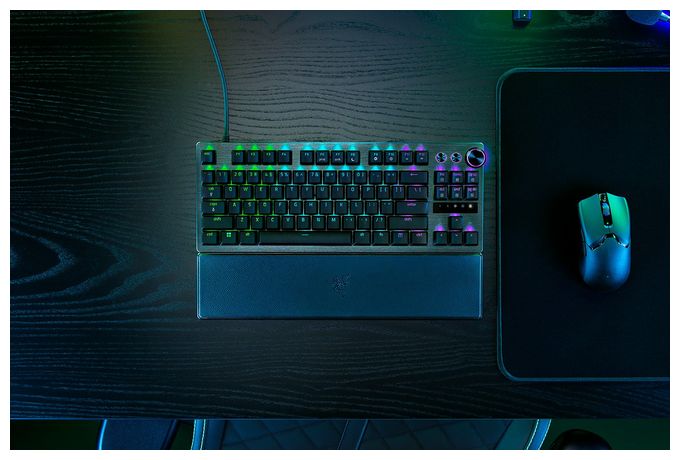 RGB-LED Gaming Tastatur USB  Huntsman V3 Pro TKL (Schwarz) 