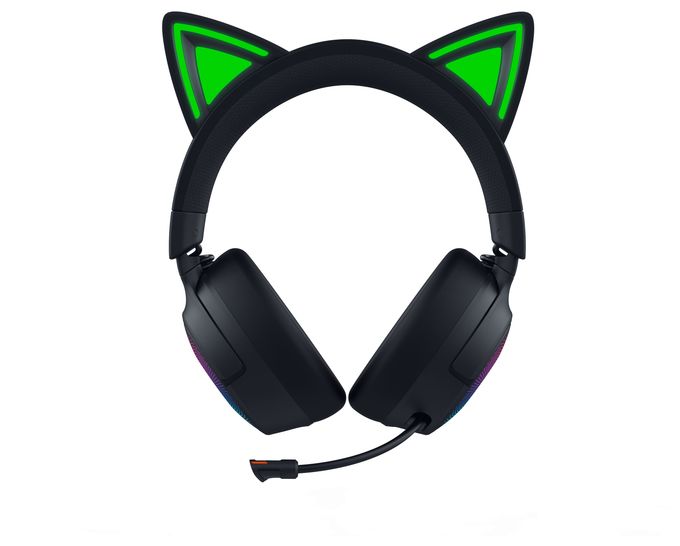 Over Ear Bluetooth Kopfhörer kabelgebunden&kabellos USB Typ-A  Kraken Kitty V3 Pro (Schwarz) 