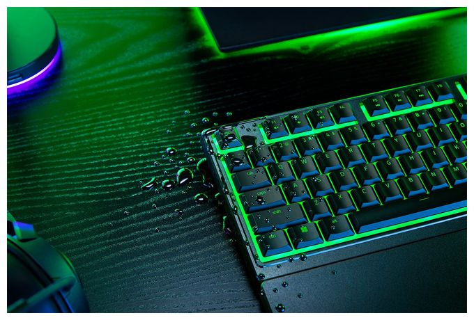 RGB-LED Gaming Tastatur USB  Ornata V3X (Schwarz) 